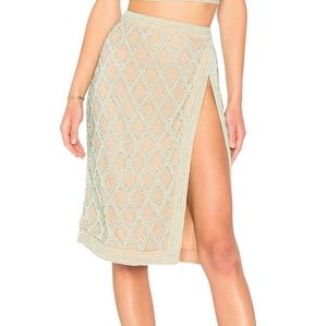 X by NBD: "Cool as Ice" beaded skirt